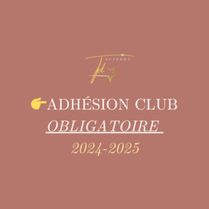 👉Adhésion club OBLIGATOIRE 2024-2025